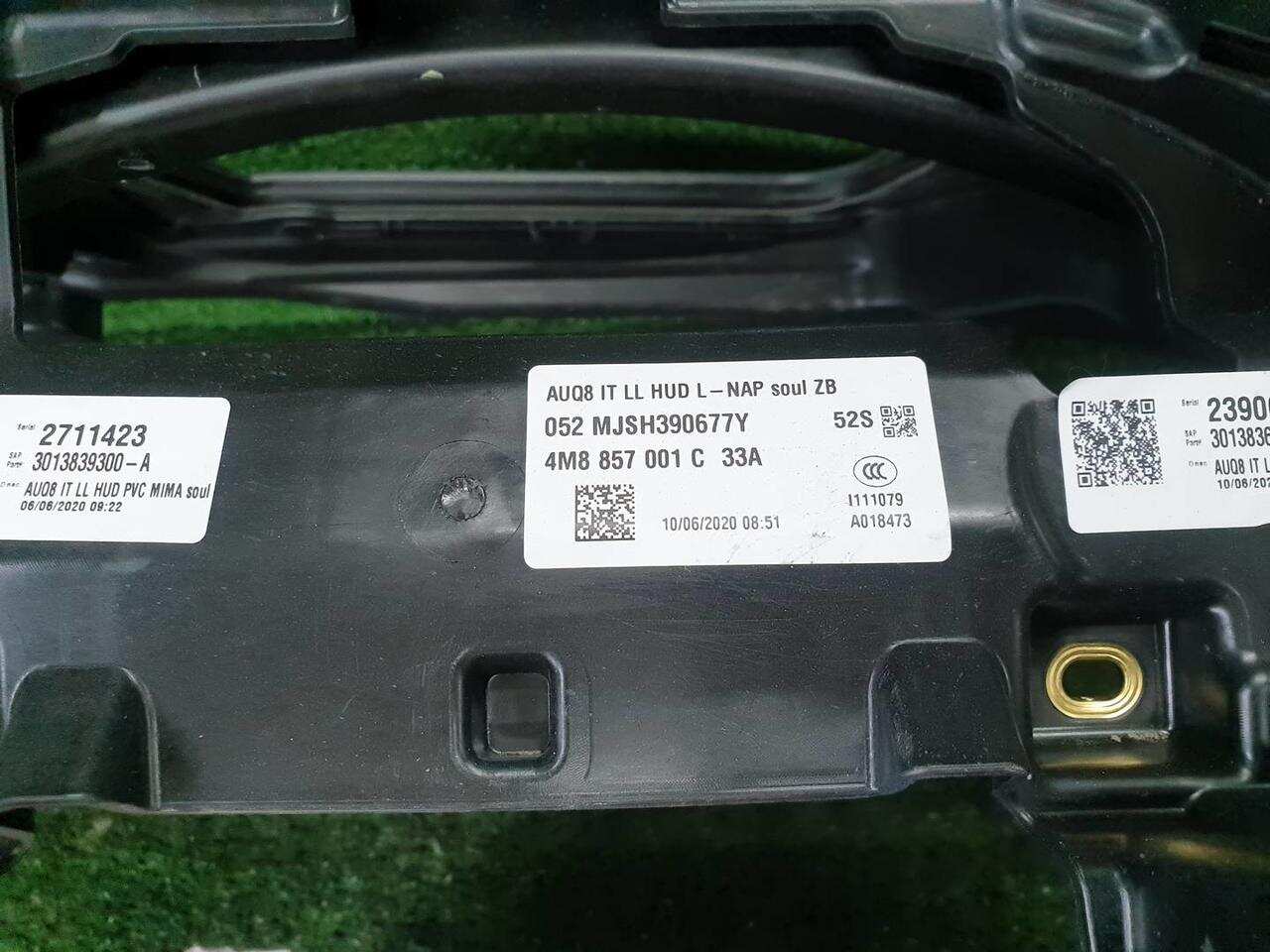 Комплект безопасности AUDI Q8 1 (2018-Н.В.) 4M8857001S33A 0000005988013