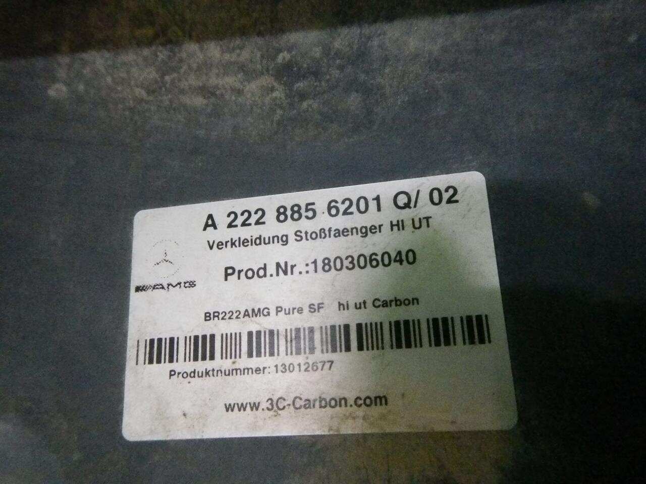 Юбка заднего бампера MERCEDES-BENZ S W222 (2013-2017) A2228856201 0000003971369