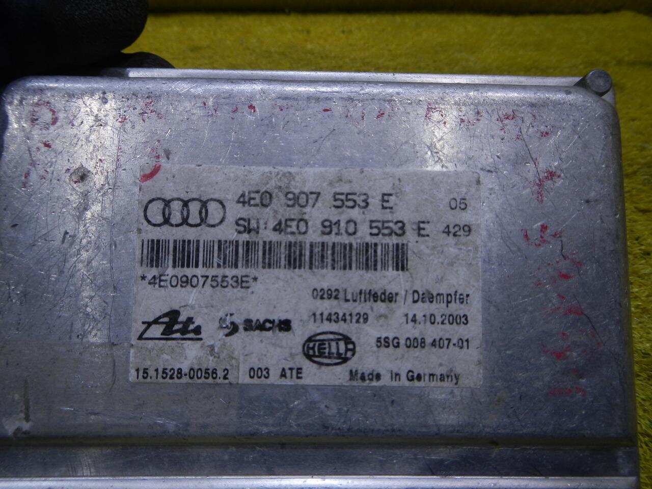 Блок управления подвеской AUDI A8 3 D4 (2009-2014) 4E0910553E 0000001367386