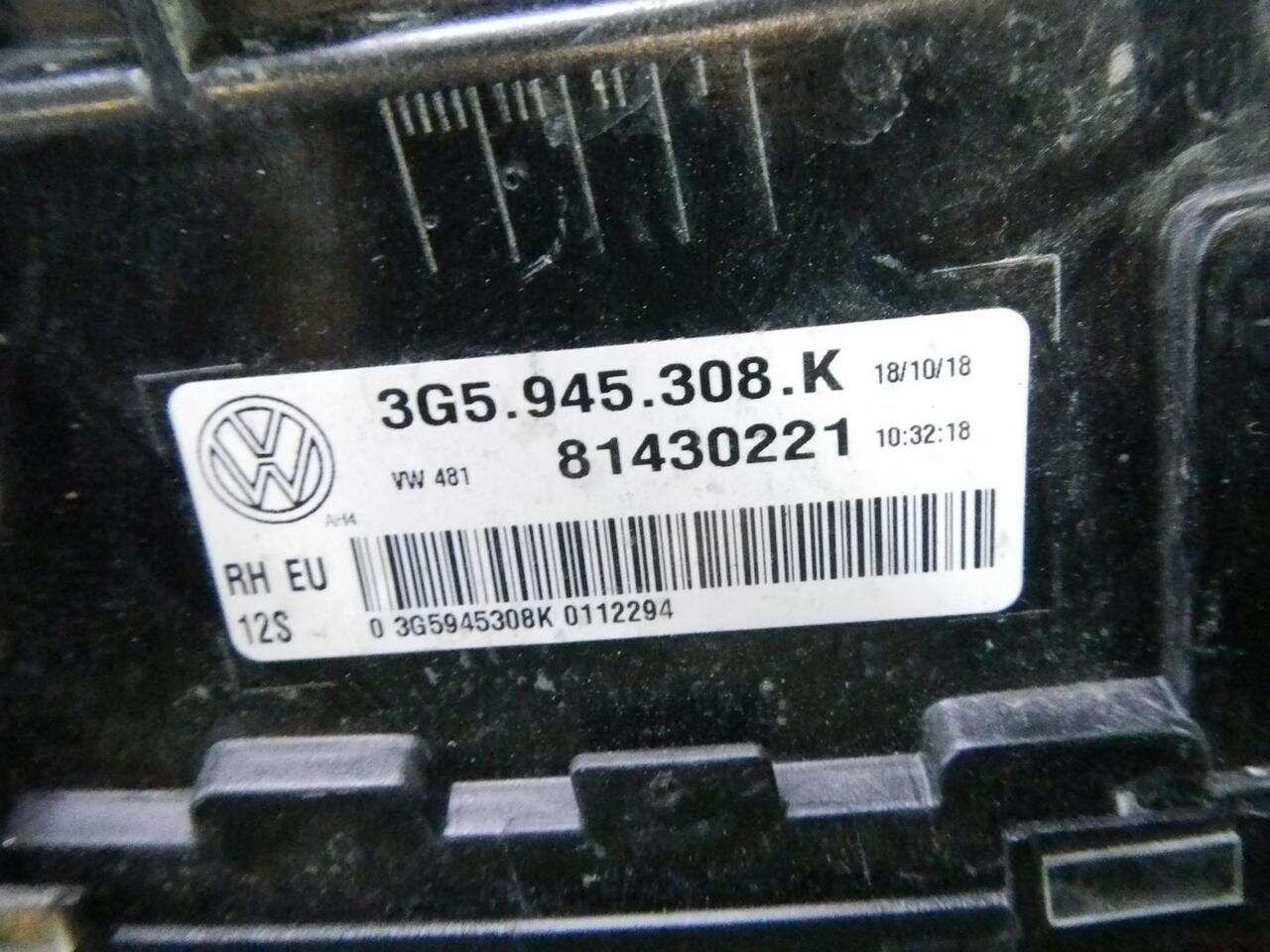 Фонарь правый внутренний    седан VW PASSAT B8 (2014-2020) 3G5945308K 0000003463697
