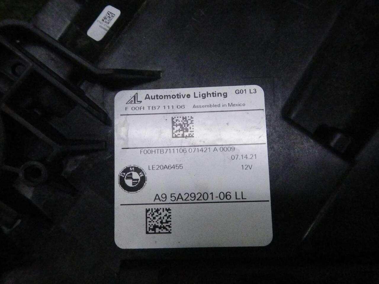 Фара левая BMW X3 G01 (2021-Н.В.) 63115A29201 0000005244126