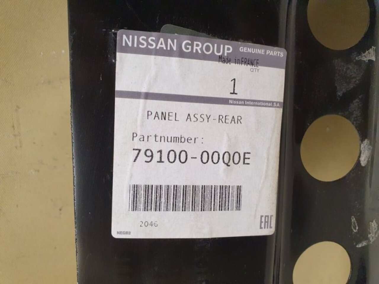 панель задняя NISSAN TERRANO D10 Новый 7910000Q0E, 79100-00Q0E 147912
