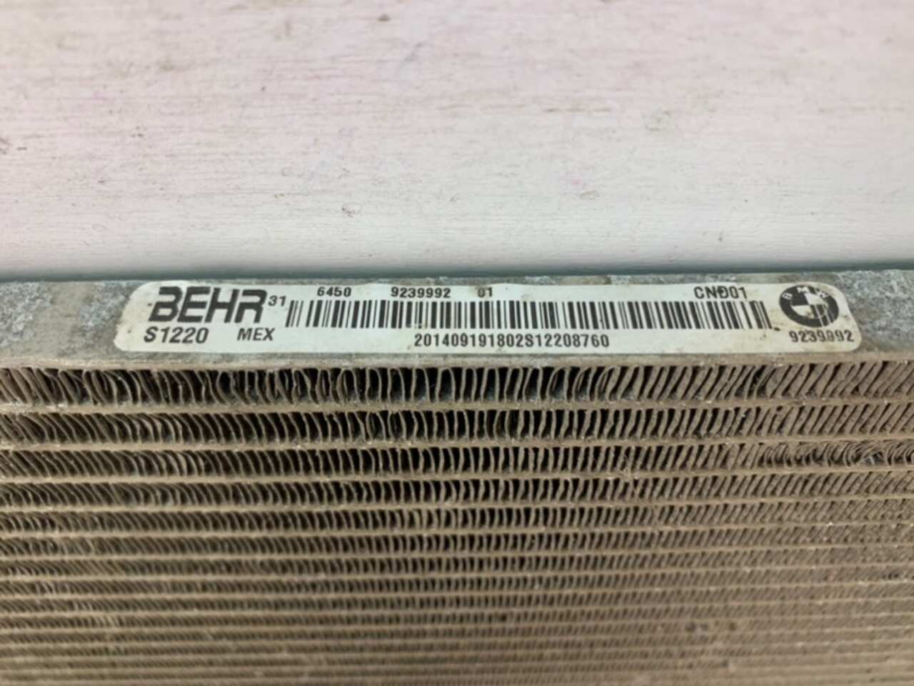 радиатор кондиционера BMW X5 E70 2007- БУ 64536972553 117529