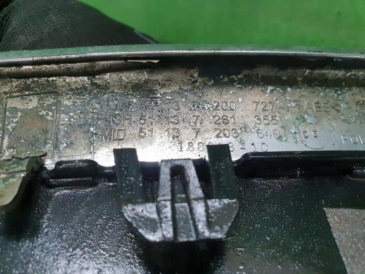 Решетка радиатора левая BMW 5ER F10 F11 (2009-2013) 51137200727 0000005977635