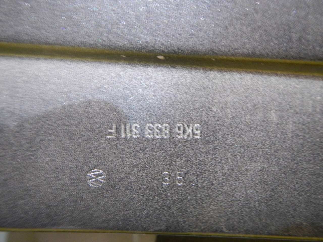 Дверь задняя левая VW GOLF 6 (2008-2012) 5K6833055K 0000001352665
