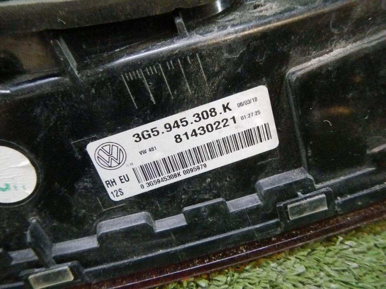 Фонарь правый внутренний    седан VW PASSAT B8 (2014-2020) 3G5945308K 0000003838891