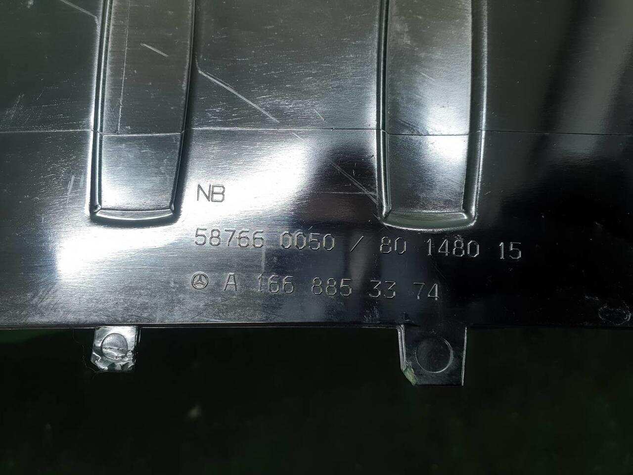 Накладка заднего бампера MERCEDES-BENZ M W166 (2011-2015) A166885337464 0000006013042